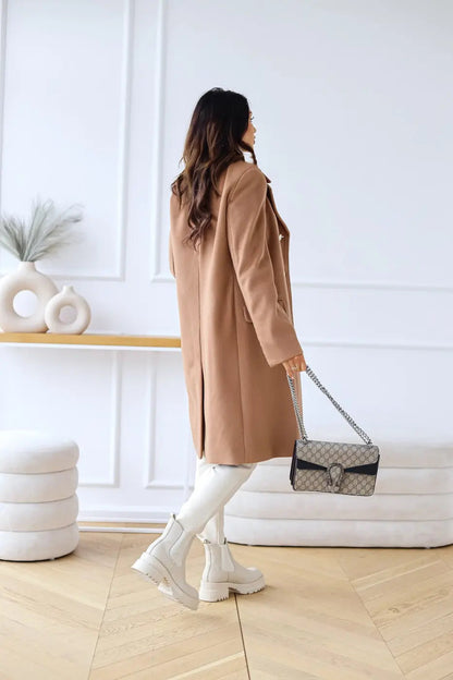 Malia | Manteau Femme en Laine Double Boutonnage