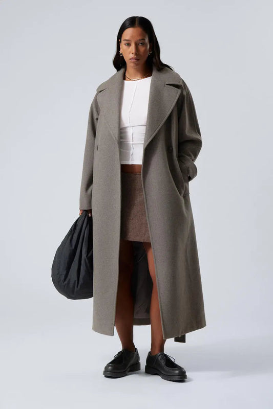 Chiara | Manteau Long pour Femme Oversize Laine