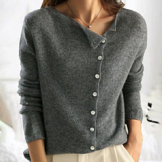 Cardigan Elegante in Cashmere di Alta Qualità Perfetto per l'Autunno