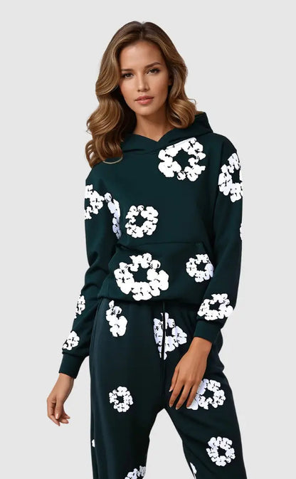 Assia | Ensemble Jogging pour Femme à Motif Floral