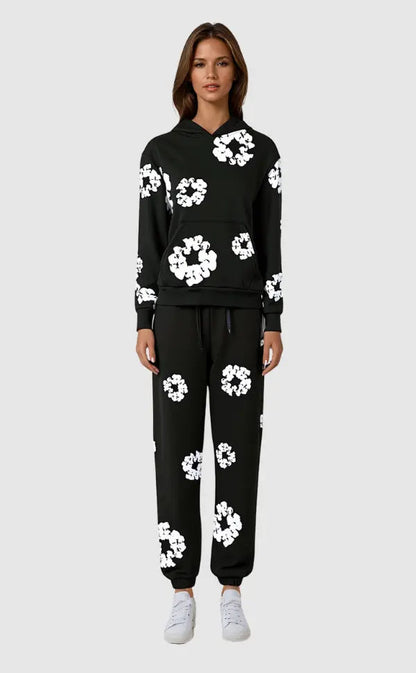 Assia | Ensemble Jogging pour Femme à Motif Floral