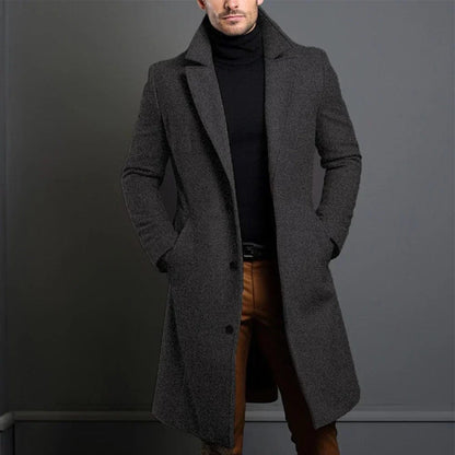 Adrien | Manteau pour Homme Long en Laine