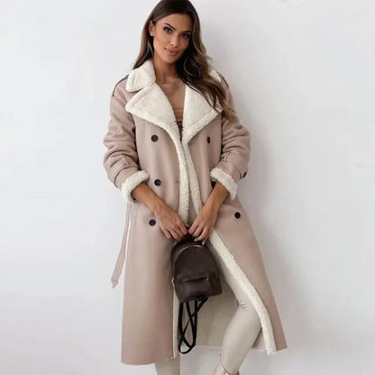 Naya | Manteau Long Femme en Simili Cuir