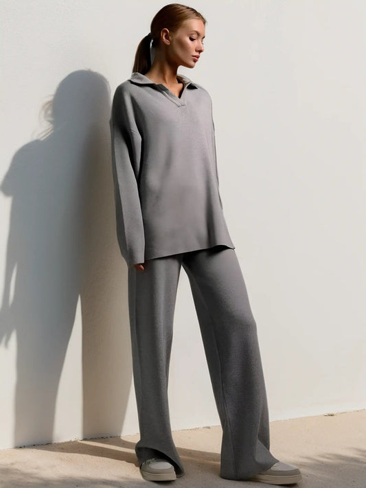 Inaya | Ensemble Loungewear en Maille pour Femme