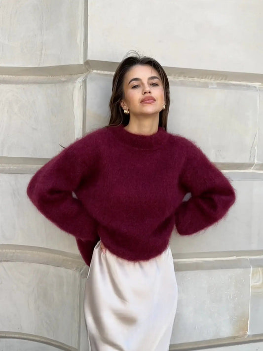 Léna | Pull Doux Oversize Élégant pour Femme