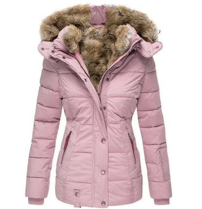 Alicia | Doudoune pour Femme Doublée Fausse Fourrure