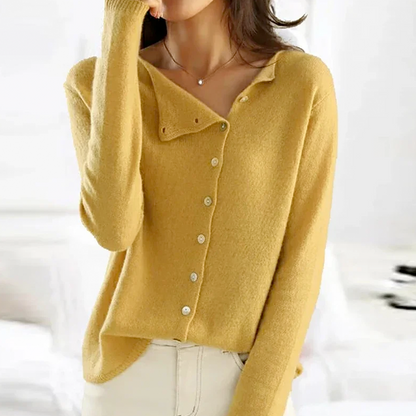 Cardigan Elegante in Cashmere di Alta Qualità Perfetto per l'Autunno