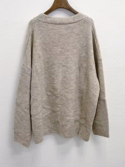 Velia | Pull pour Femme Cachemire Col V Décontracté