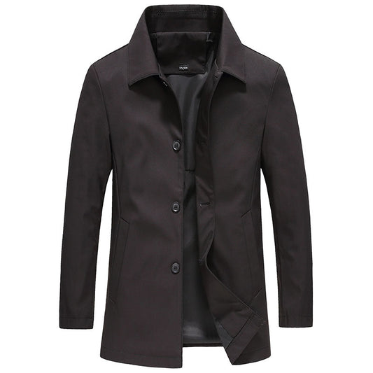 Cappotto da Uomo Invernale - Antivento Con Bottoni