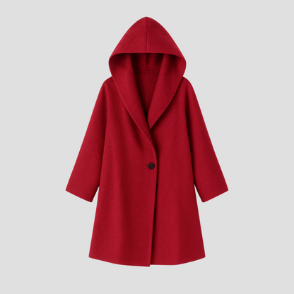 Manteau en Laine à Capuche - Chaud et Élégant pour Hiver