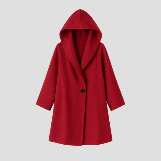 Manteau en Laine à Capuche - Chaud et Élégant pour Hiver