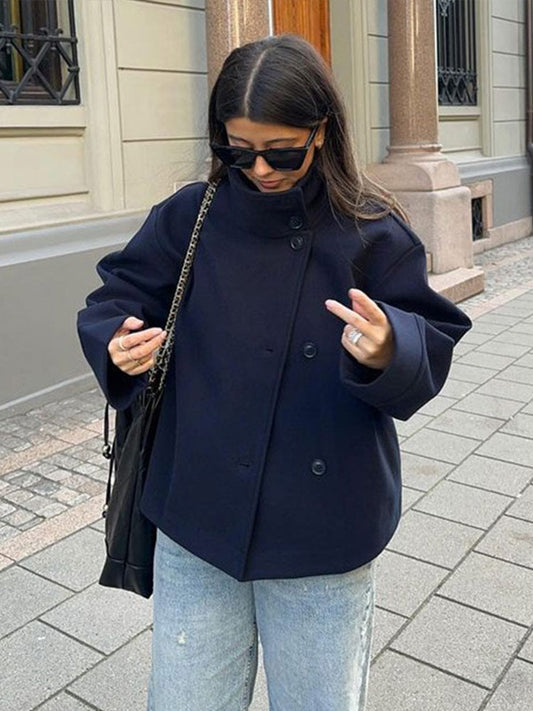 Manteau Femme Double Boutonnage - Chic et Confort