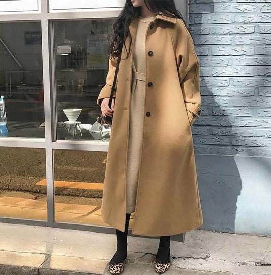 Manteau Long Femme - Élégance pour l'Hiver