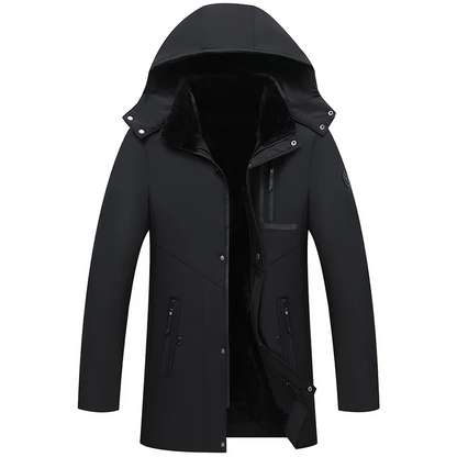 Parka Homme - Hiver - Capuche Amovible - Chaude