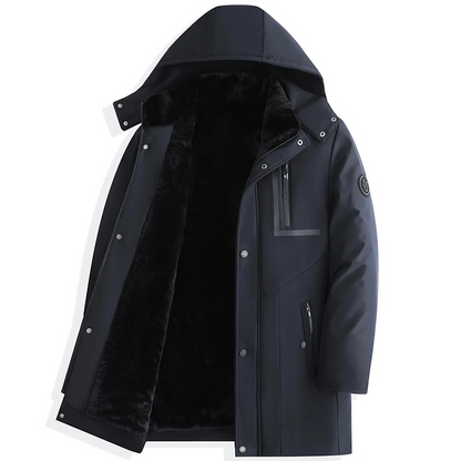 Parka Homme - Hiver - Capuche Amovible - Chaude