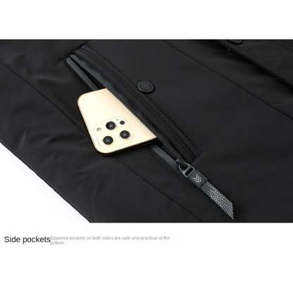 Parka Homme - Hiver - Capuche Amovible - Chaude