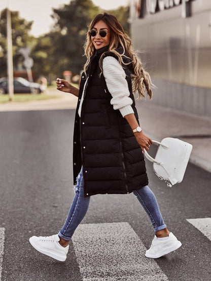 Heidi-Mode | Damen Bodywarmer-Weste lang