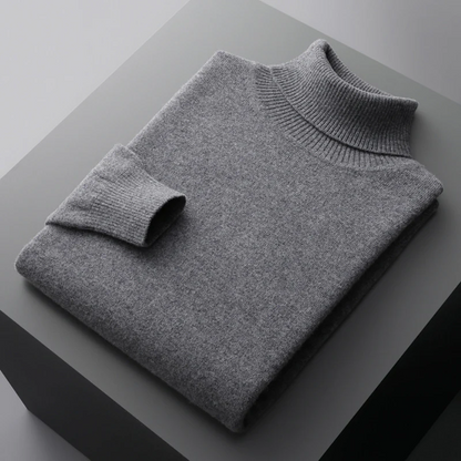 pull col roule homme elegance et confort en laine merinos