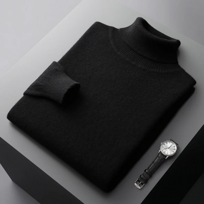 pull col roule homme elegance et confort en laine merinos
