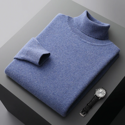 pull col roule homme elegance et confort en laine merinos