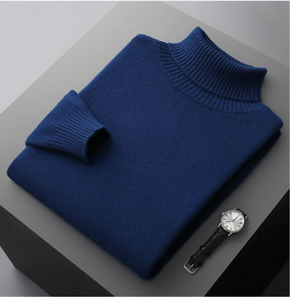 Col Roulé Laine Mérinos Homme - Chaleur & Style