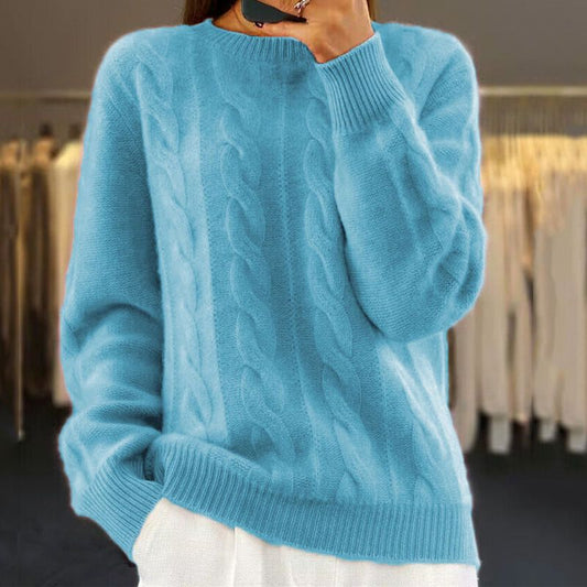 Pull Torsadé Cachemire - Chaleur Douce & Chic - Hiver