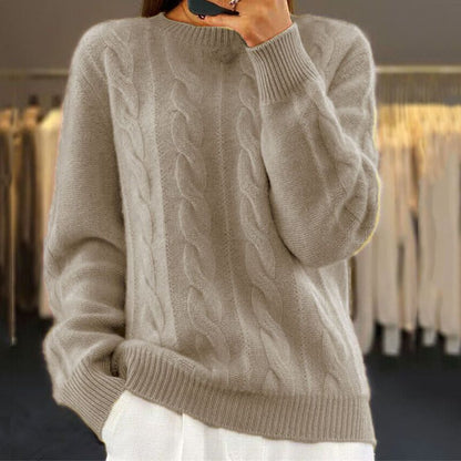 Pull Torsadé Cachemire - Chaleur Douce & Chic - Hiver