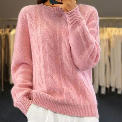 Pull Torsadé Cachemire - Chaleur Douce & Chic - Hiver