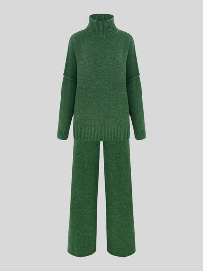 Nayla | Ensemble Maille pour Femme Oversize - Pull + Pantalon Large