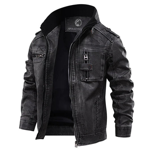 Veste en Cuir Homme - Élégance Intemporelle - Marc