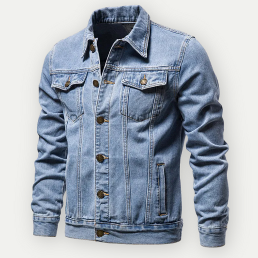 Veste Jean Homme - Bleu - Coupe Classique