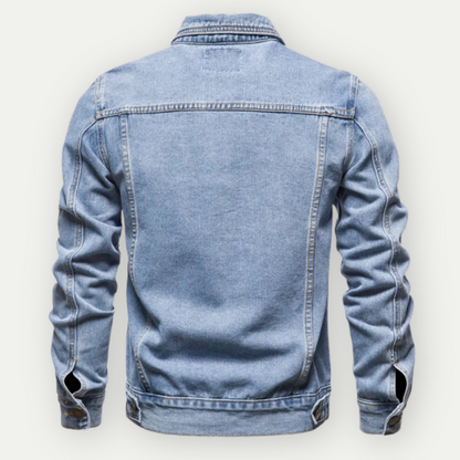 Veste Jean Homme - Bleu - Coupe Classique