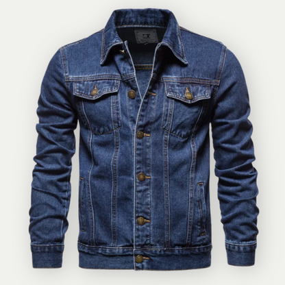 Veste Jean Homme - Bleu - Coupe Classique