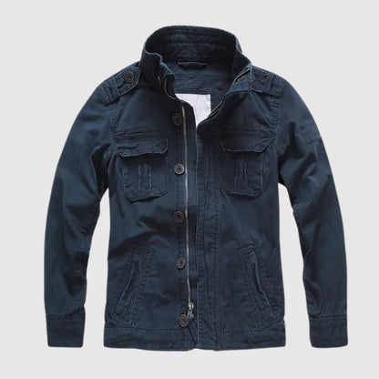 Veste Jean Rétro - Plusieurs Poches - Style Classique